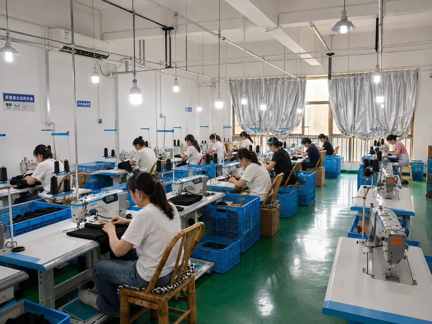 Helmet liner sewing workshop