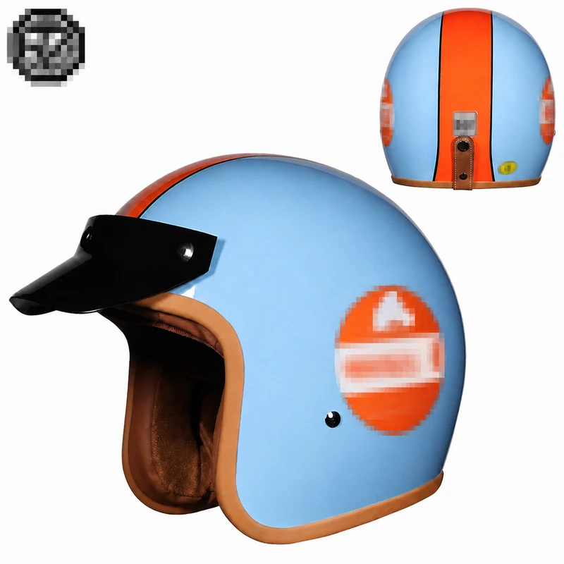 KQD-508 Blue Racing Stripe Graphic