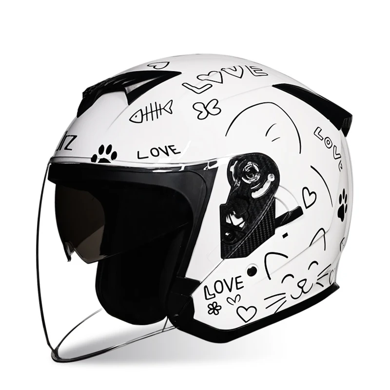KQD-600 White Cat Graphic