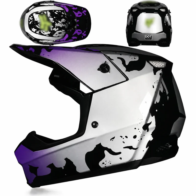 KQD-900 Purple Graffiti Graphic