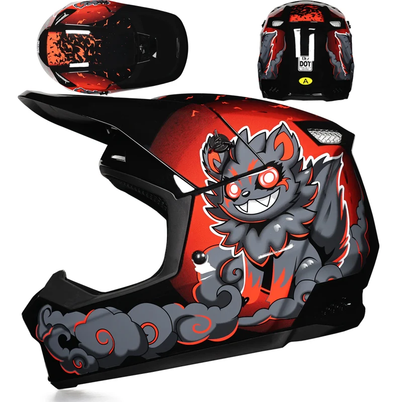 KQD-900 Red Guardian Cat Graphic